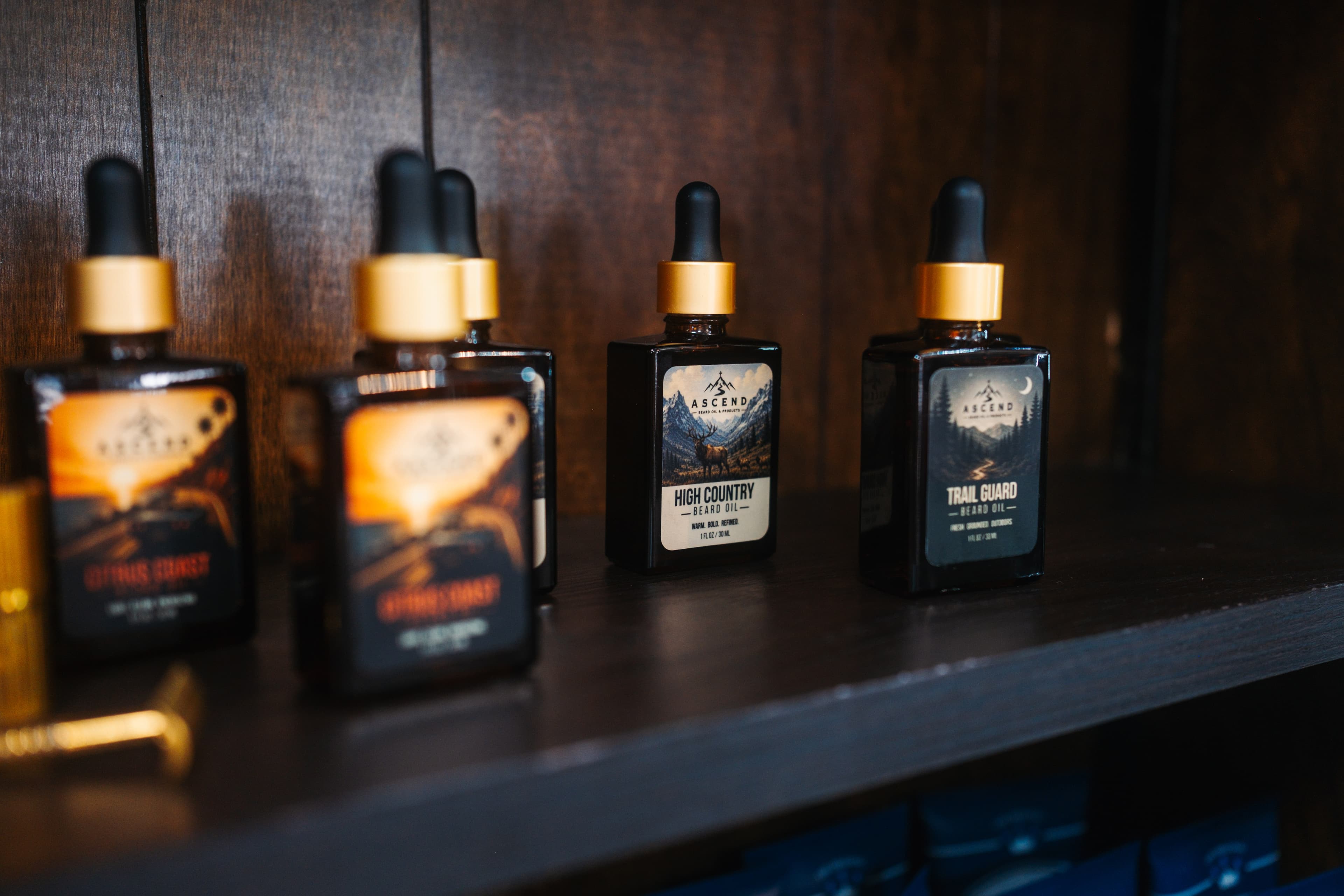Hart Barbershop products on the shelf